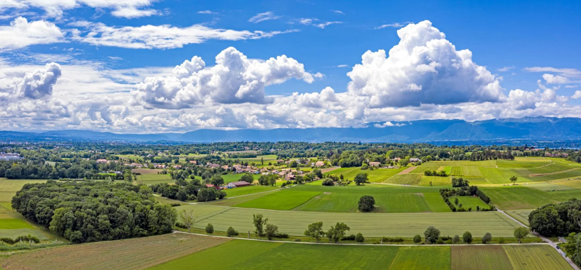 Rachat immobilier canton de Vaud – vue aérienne des communes vaudoises, zone d'intervention Immo Express